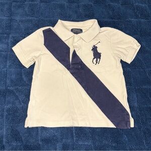 Polo Ralph Lauren Kids White Big Pony Mesh Polo Shirt